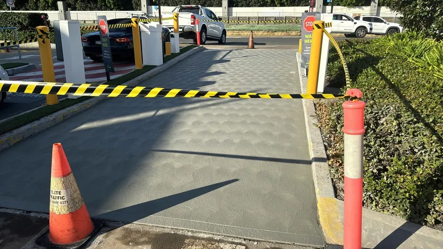 Commercial concrete works for a civil project in Wetherill Park NSW